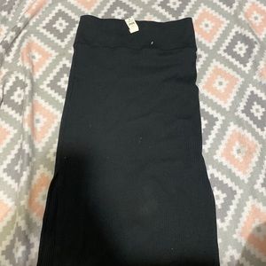 Aerie ribbed midi skirt